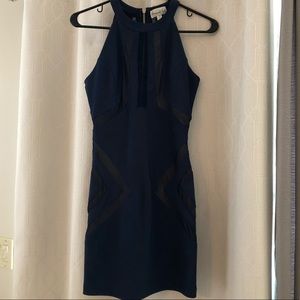 Navy cocktail dress